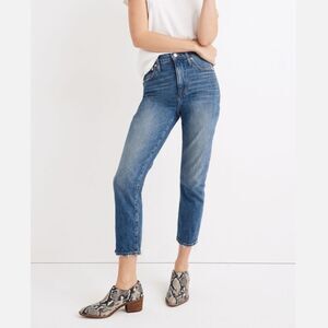 Madewell The High-Rise Slim Boyjean in Lavern Wash 28